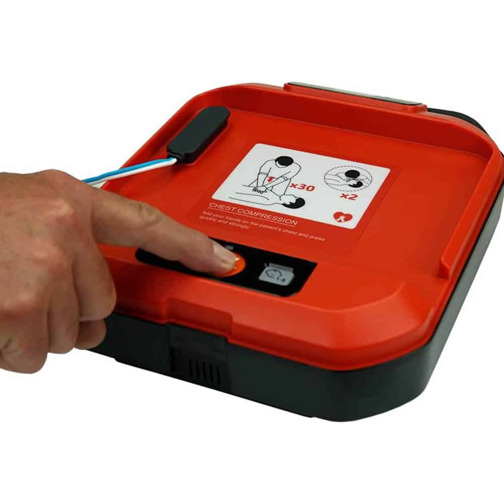 Consumibles para HeartSave: batería, electrodos y kit de emergencia